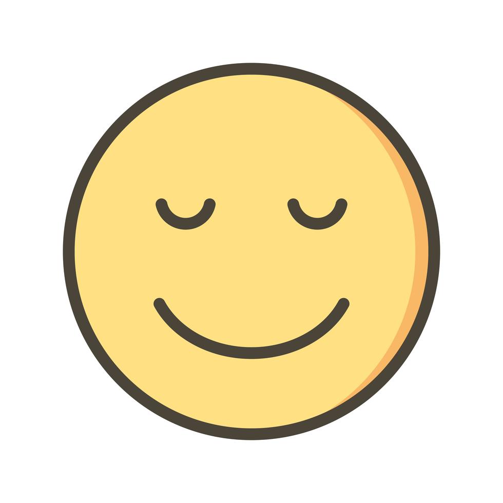 Calm Emoji Vector Icon 377519 Vector Art at Vecteezy