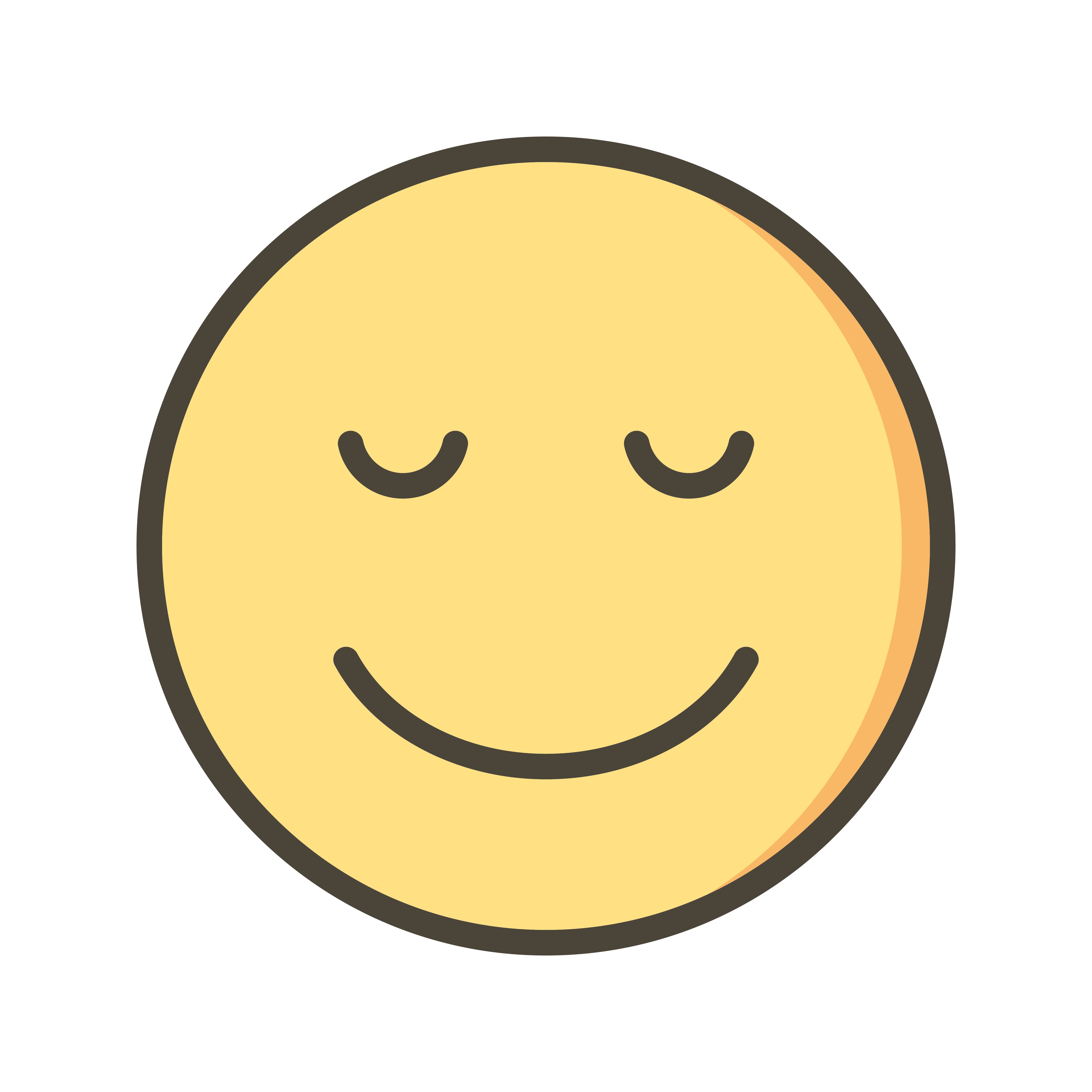 Calm Emoji Vector Icon 377519 Vector Art At Vecteezy