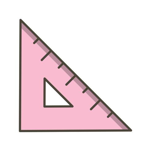 Set Square Vector Icon  