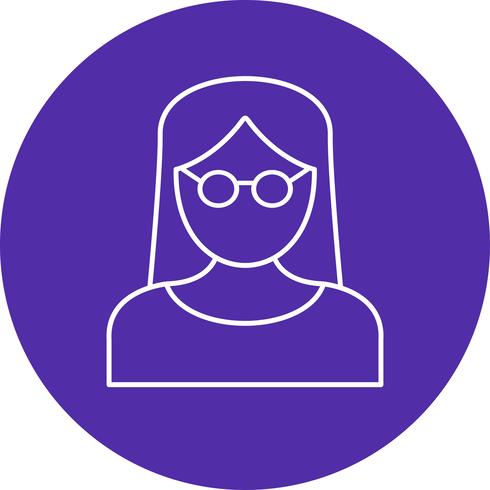 Female Scientist Vector Icon