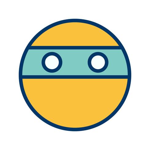 Ninja Emoji Vector Icon