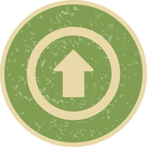 Vector Go straight ahead Icon