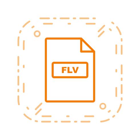 FLV Vector Icon