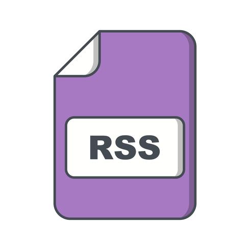 icono de vector rss