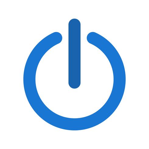 Shutdown Vector Icon