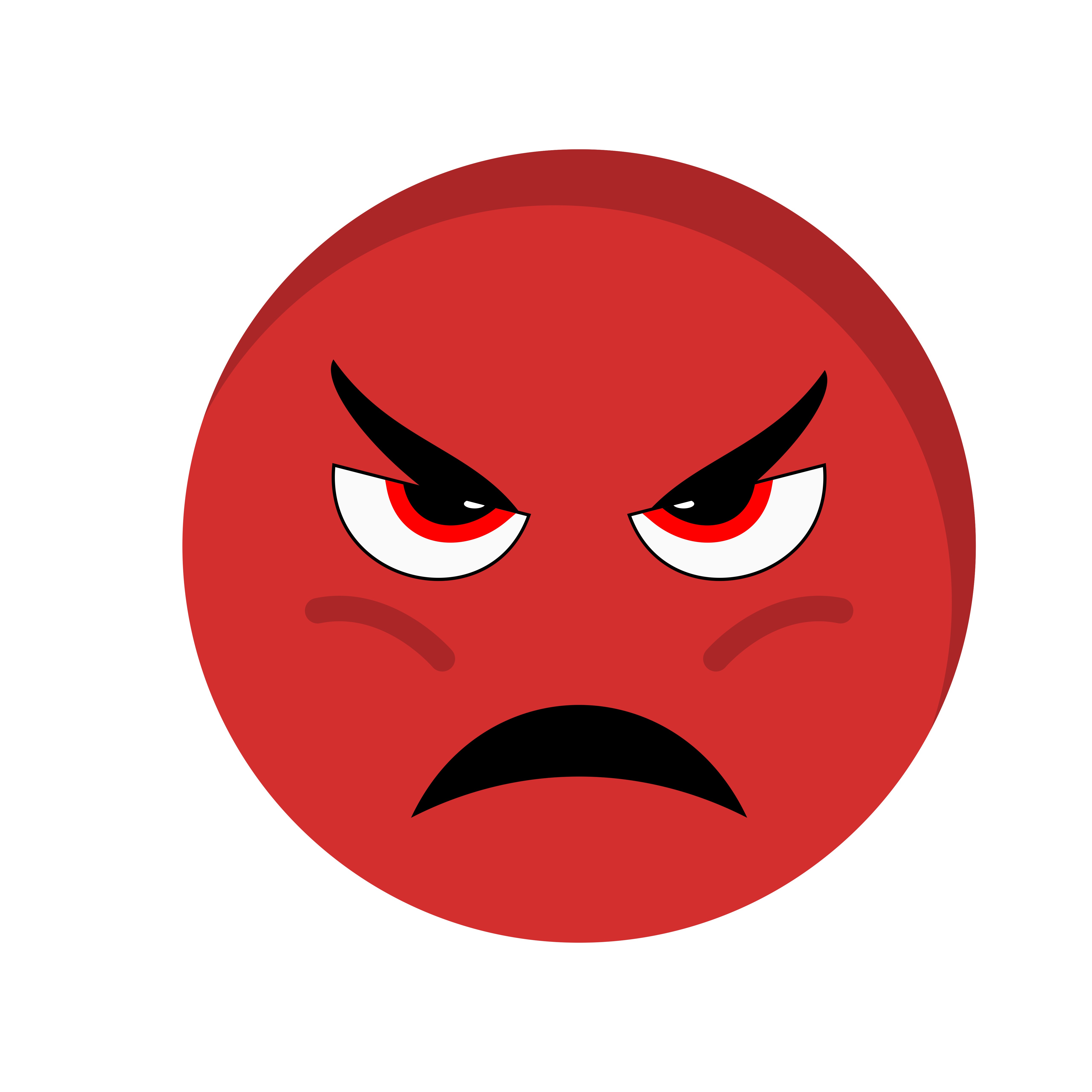Angry Emoji Vector Icon 377722 Vector Art At Vecteezy