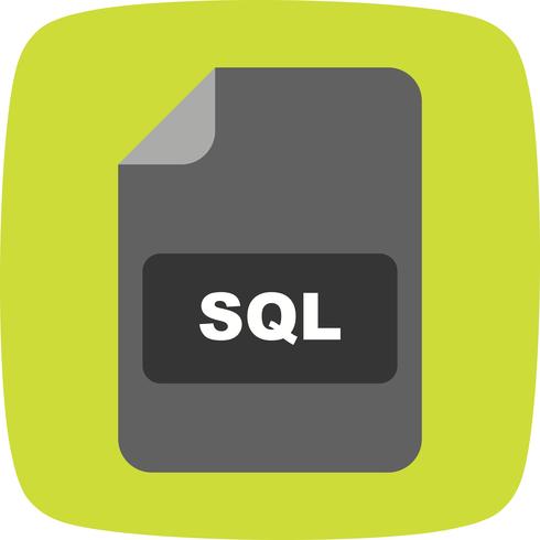 icono de vector sql