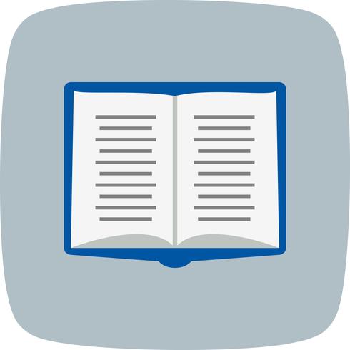 Open Book Vector Icon