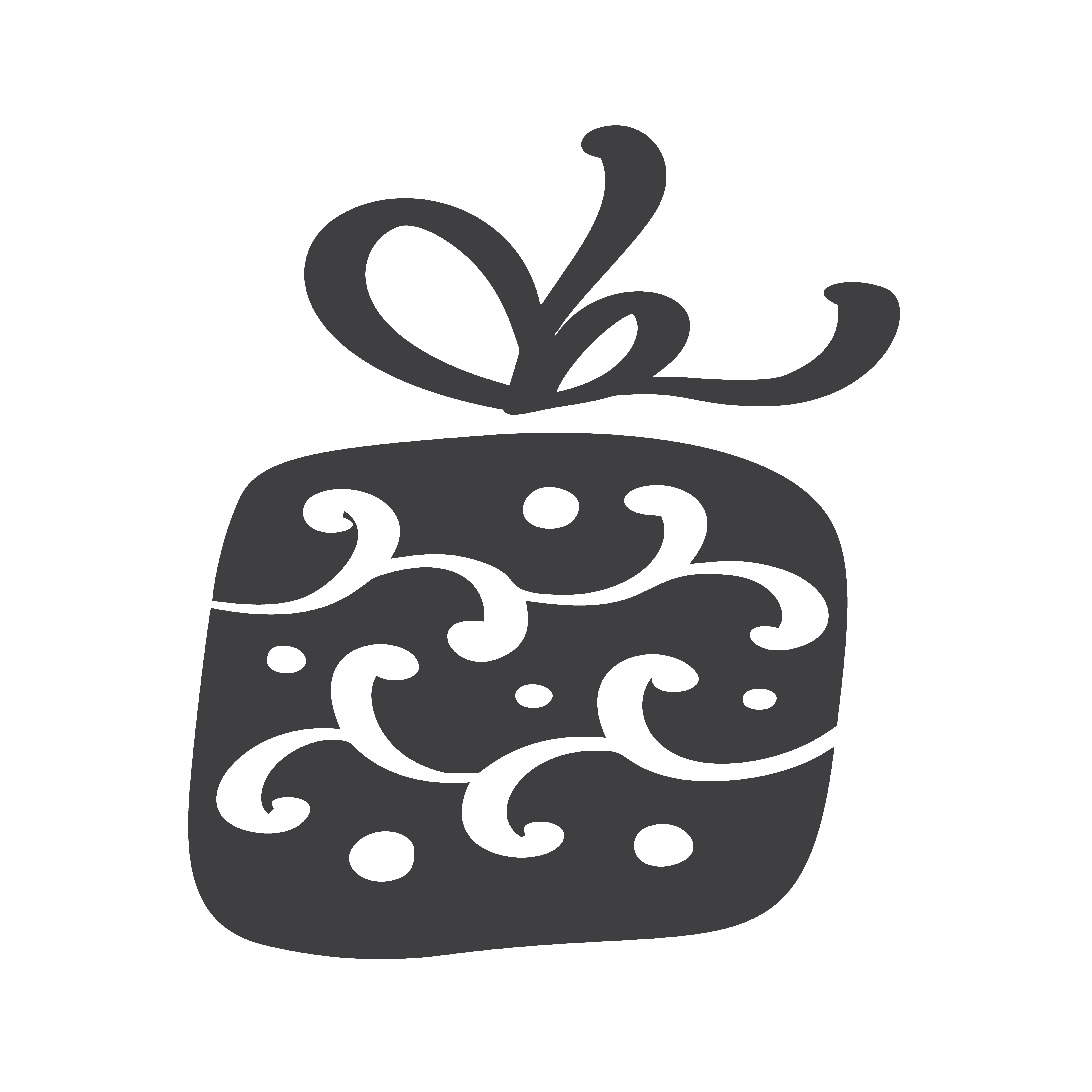 Download Christmas giftbox vector icon silhouette. Simple gift ...