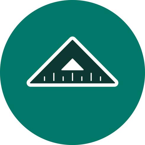 Set Square Vector Icon  