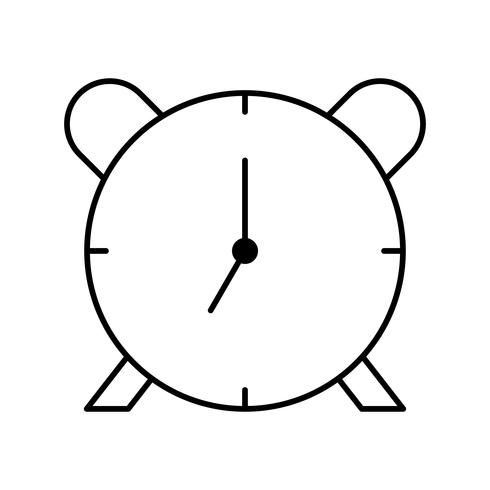 Icono de vector de alarma