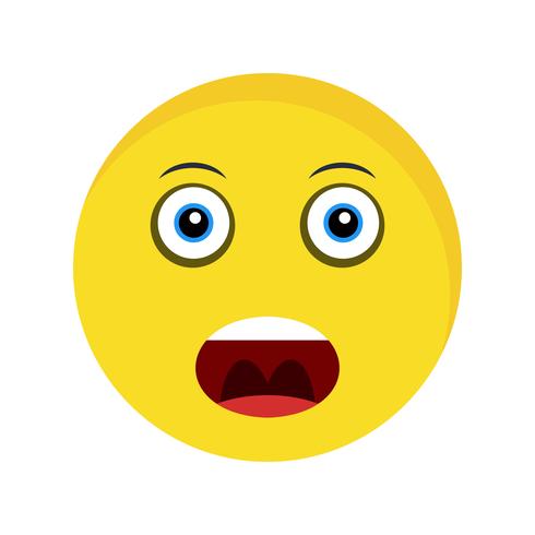 Shouting Emoji Vector Icon