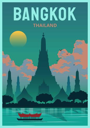 Bangkok Landmarks vector