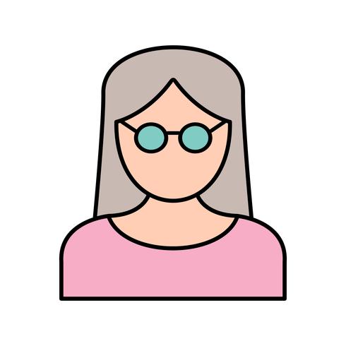 Female Scientist Vector Icon