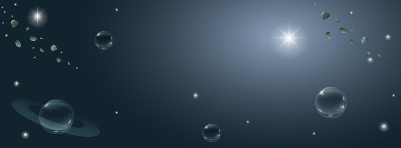 Banner of the universe  vector