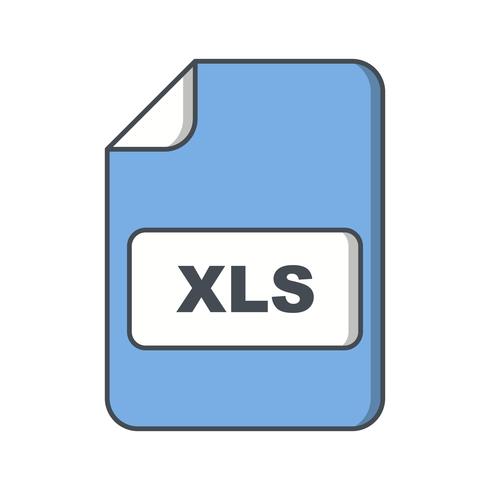 icono de vector xls