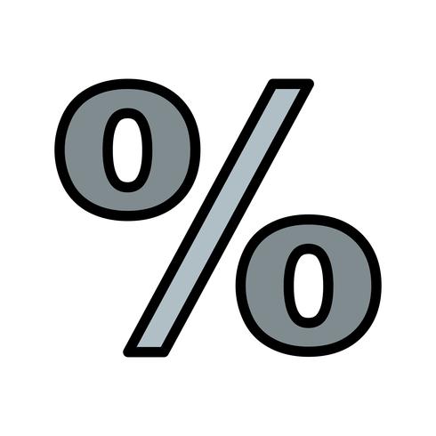 Percentage Vector Icon
