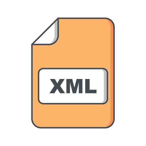 XML Vector Icon