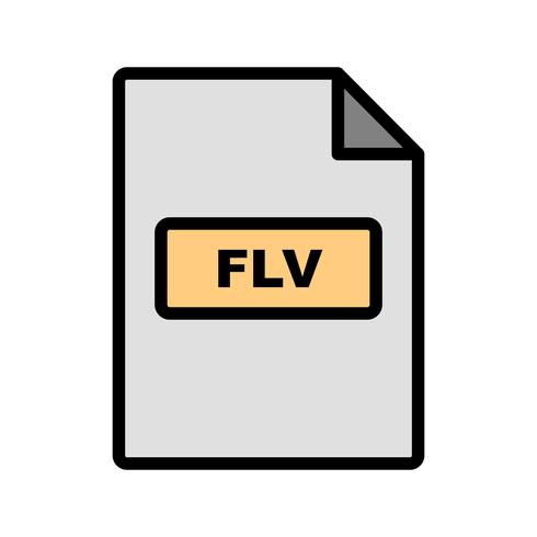 FLV Vector Icon