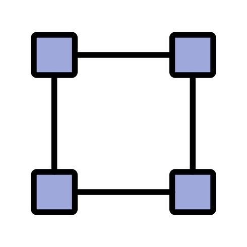 Arrastrando el icono del vector