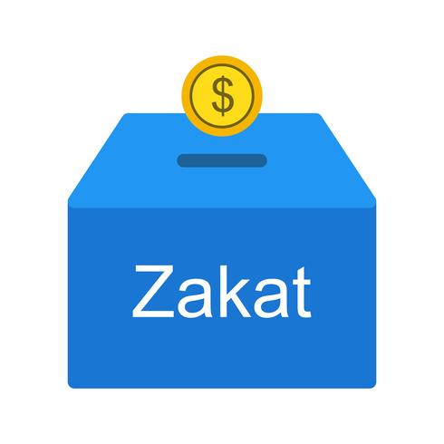 icono de vector de zakat