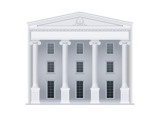 Courthouse or institution vector