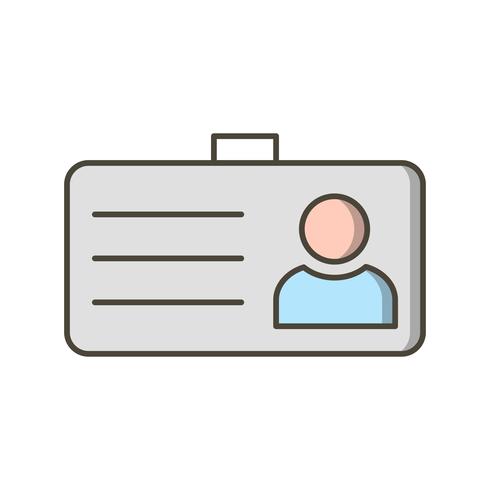 Student Card Vector Icon