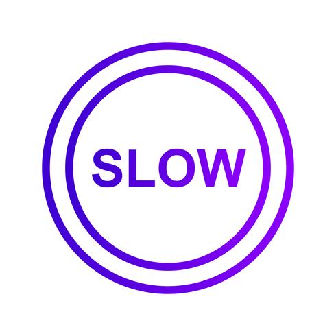 Vector Slow Icon