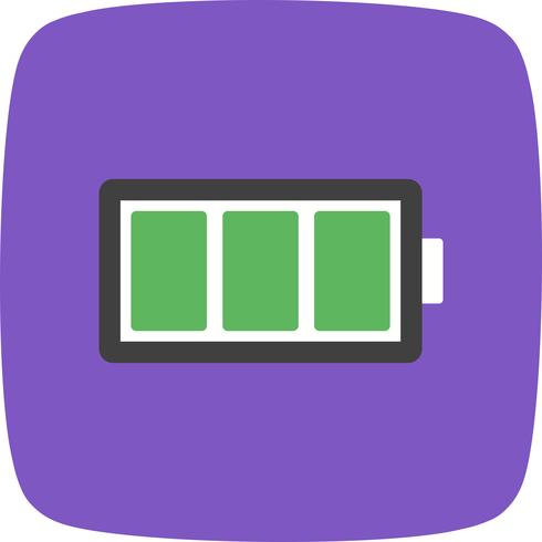 Full Battery Vector Icon