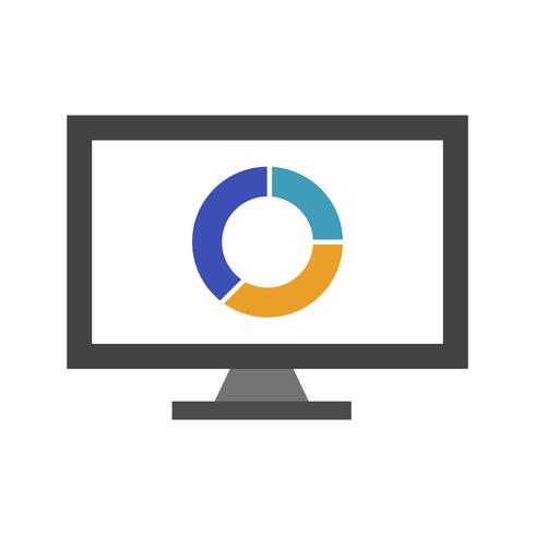Online Chart Vector Icon