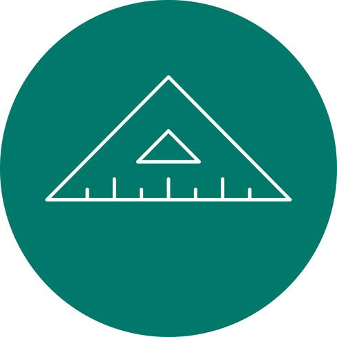Set Square Vector Icon  