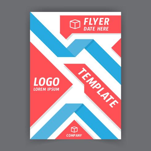 Diseño de folleto de negocios vector