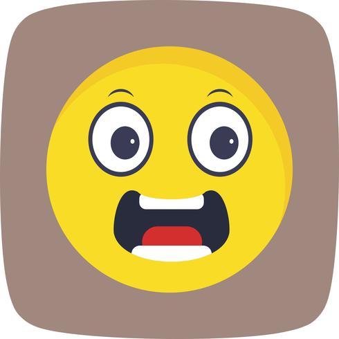 Scared Emoji Vector Icon
