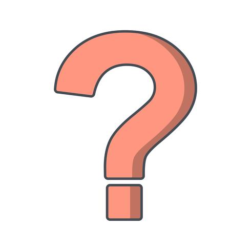 Question Mark Vector Icon