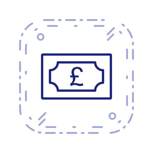 Pound Vector Icon