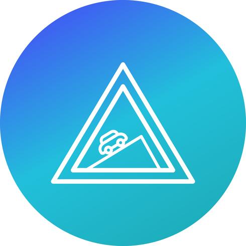 Vector Steep ascent Icon