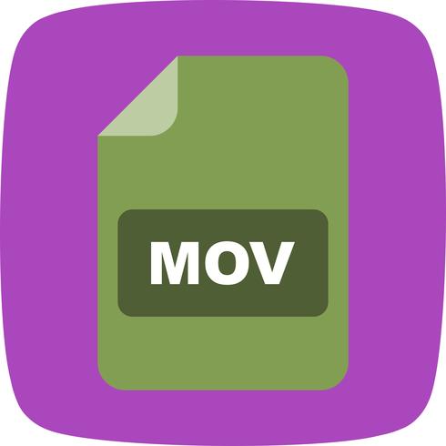 icono de vector mov