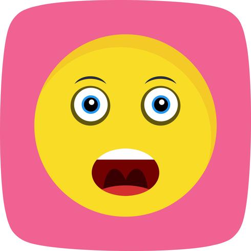 Shouting Emoji Vector Icon