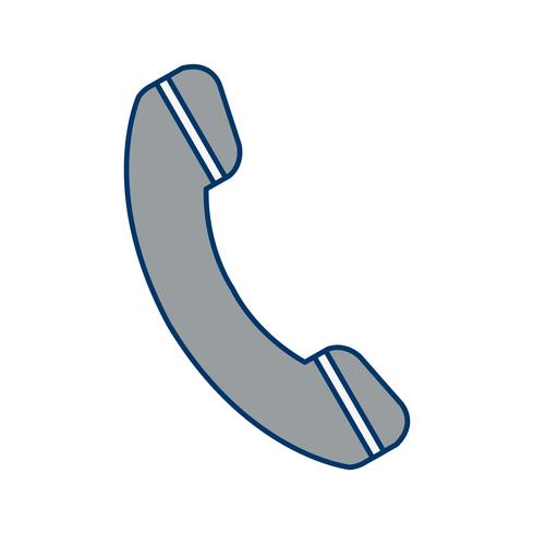 Icono de vector de llamada