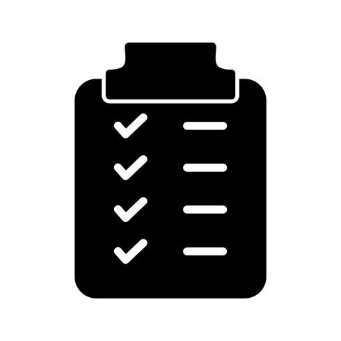 Planning Vector Icon
