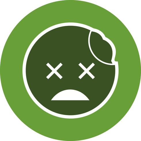 zombie emoji vector icon