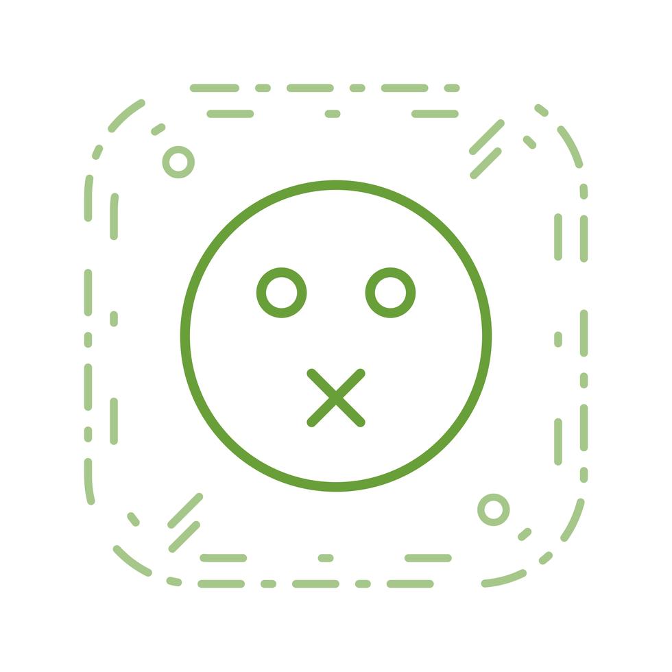 Mute Emoji Vector Icon 378957 Vector Art at Vecteezy