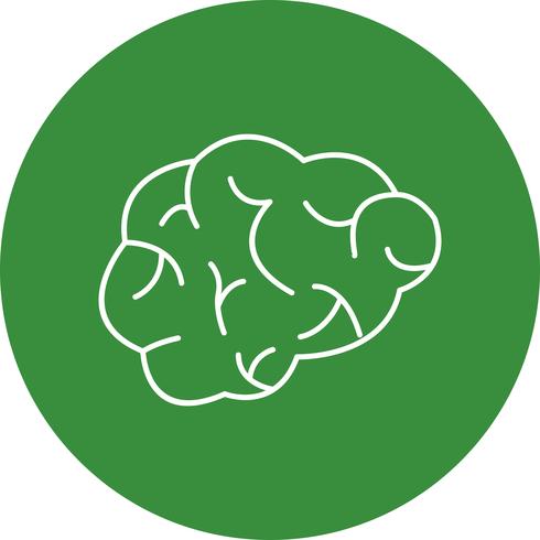 Icono de Vector de cerebro