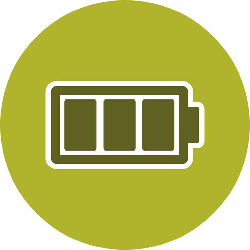 Full Battery Vector Icon