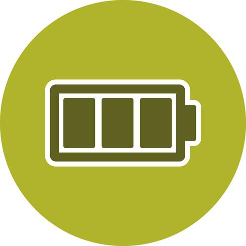 Full Battery Vector Icon