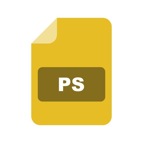 icono de vector ps