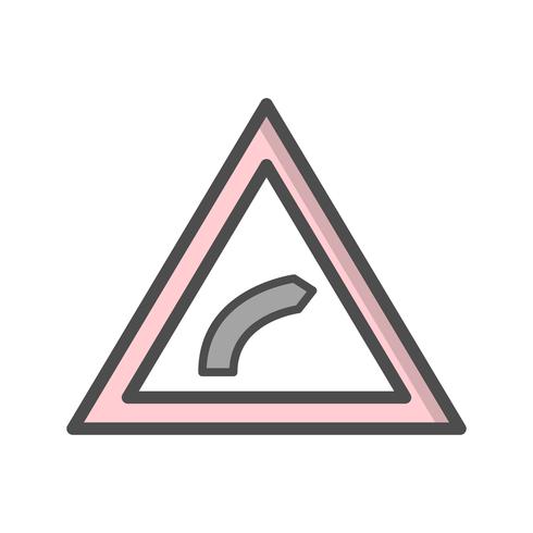 Vector Right bend Icon