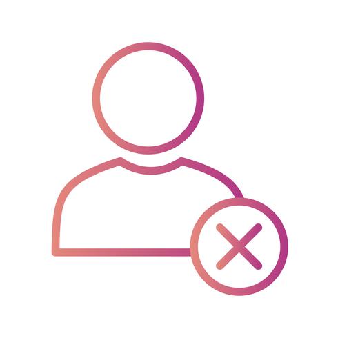 Remove User Vector Icon