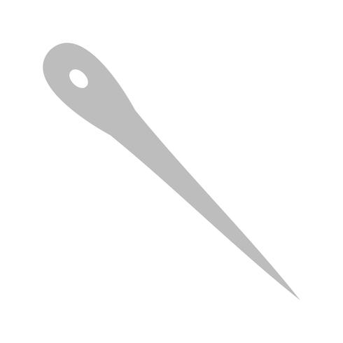 Icono de vector de aguja