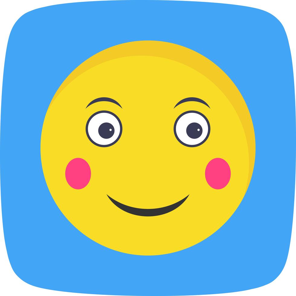 Blush Emoji Vector Icon 379250 Vector Art at Vecteezy